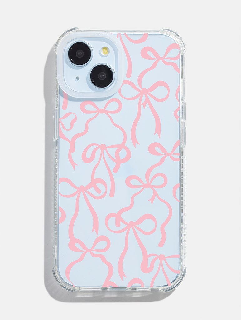 Pink Bows Shock iPhone Case Phone Cases Skinnydip London