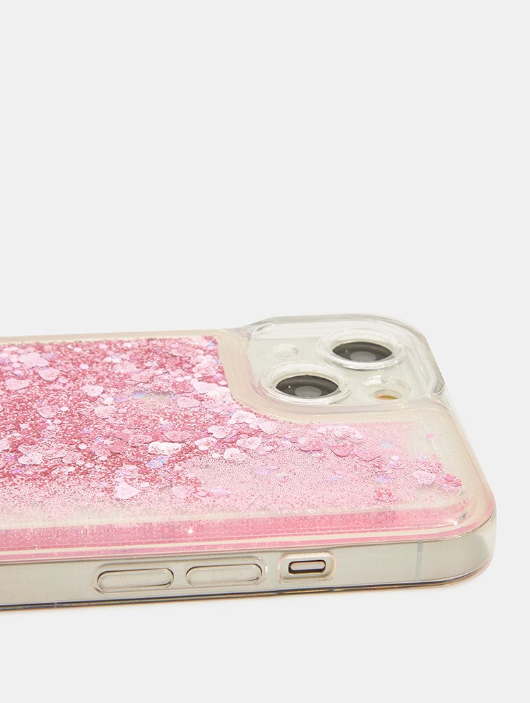 Pink Glitter Liquid Filled Case Liquid Glitter iPhone Case