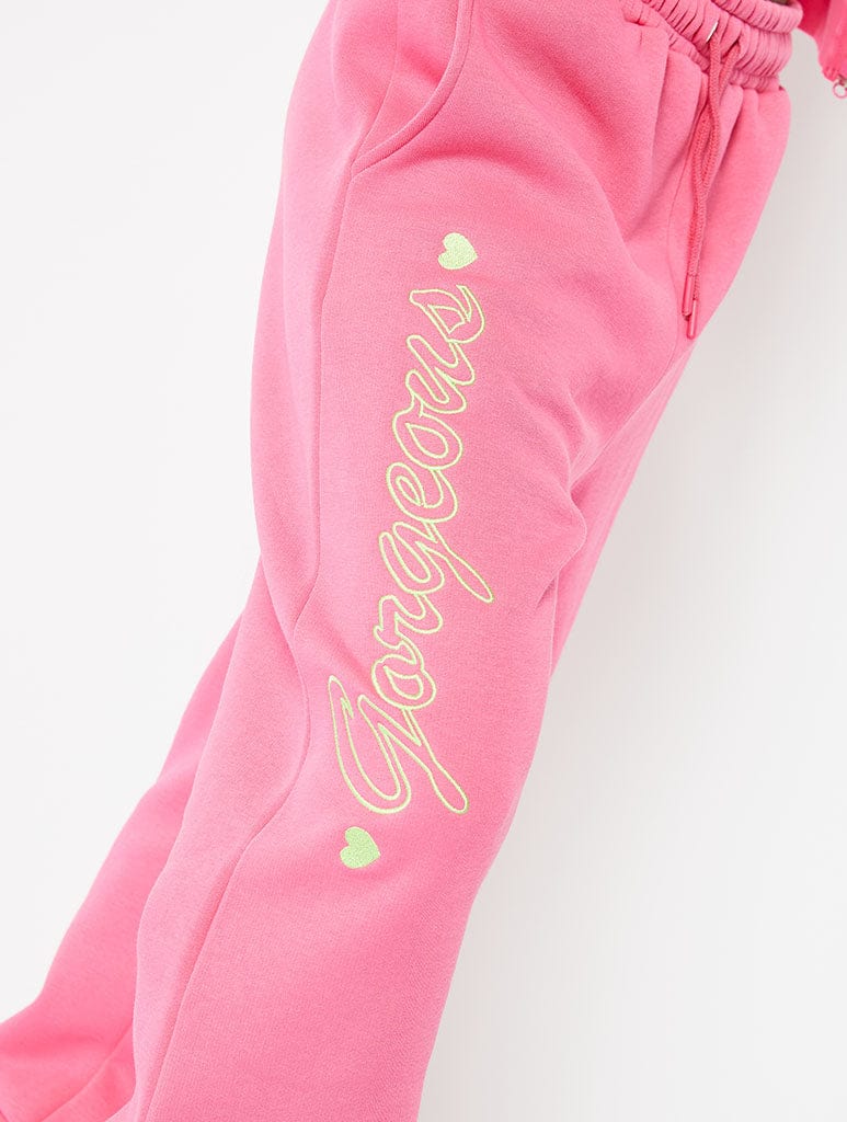 Pink joggers for cheap girls