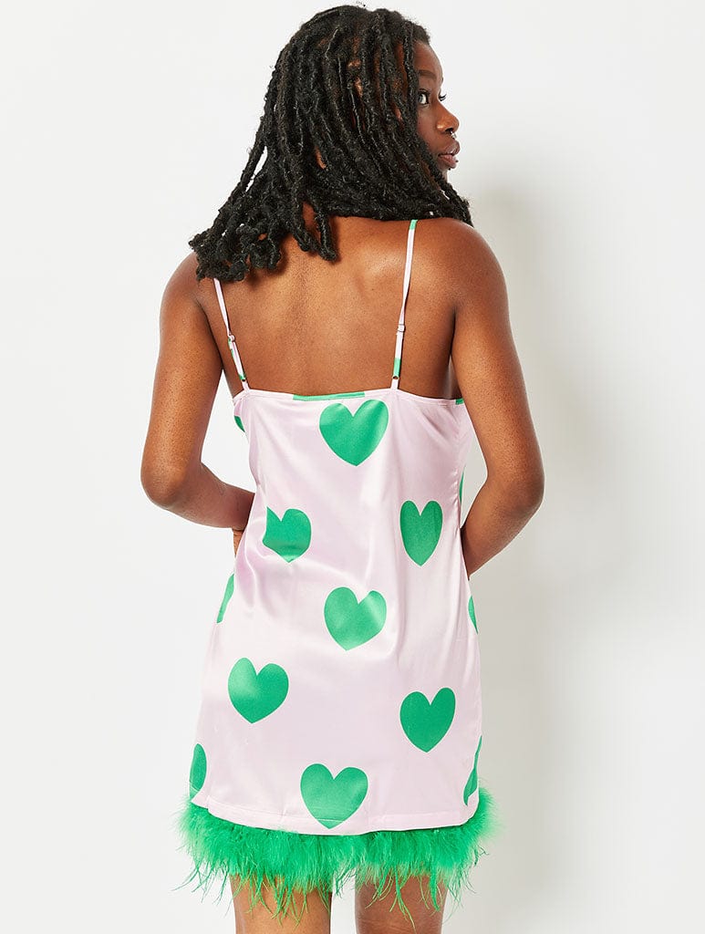 Pink Green Heart Nightdress Shop Nightwear Skinnydip London