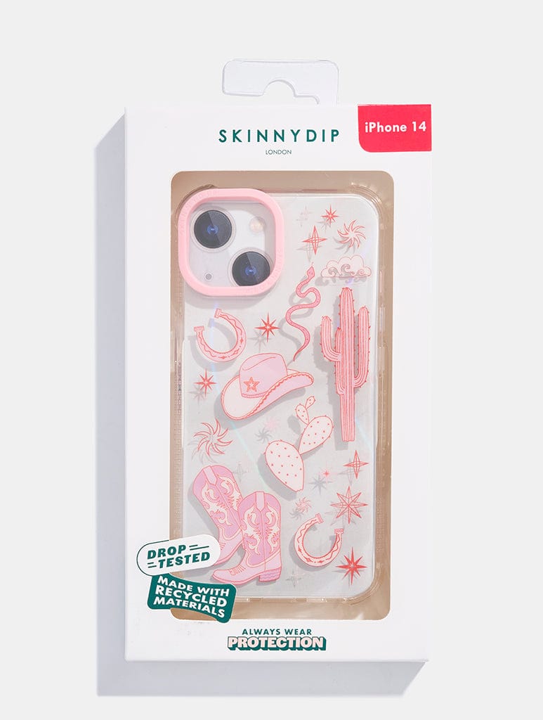 Pink Rodeo Cowgirl Shock iPhone Case Phone Cases Skinnydip London