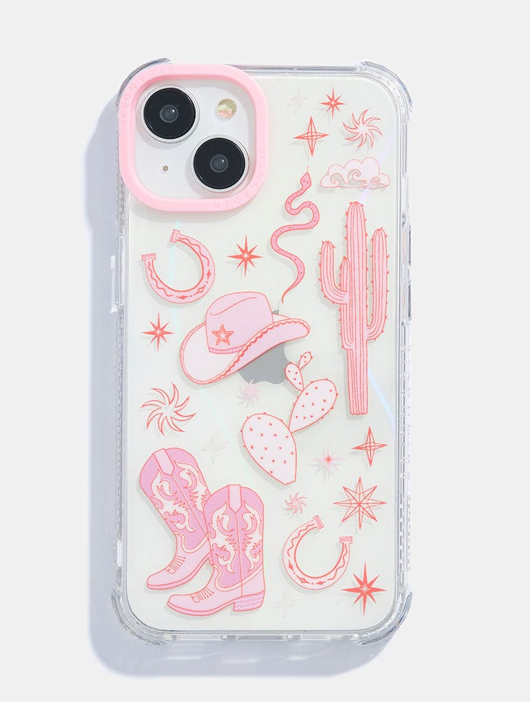 Pink Rodeo Cowgirl Shock iPhone Case Phone Cases Skinnydip London