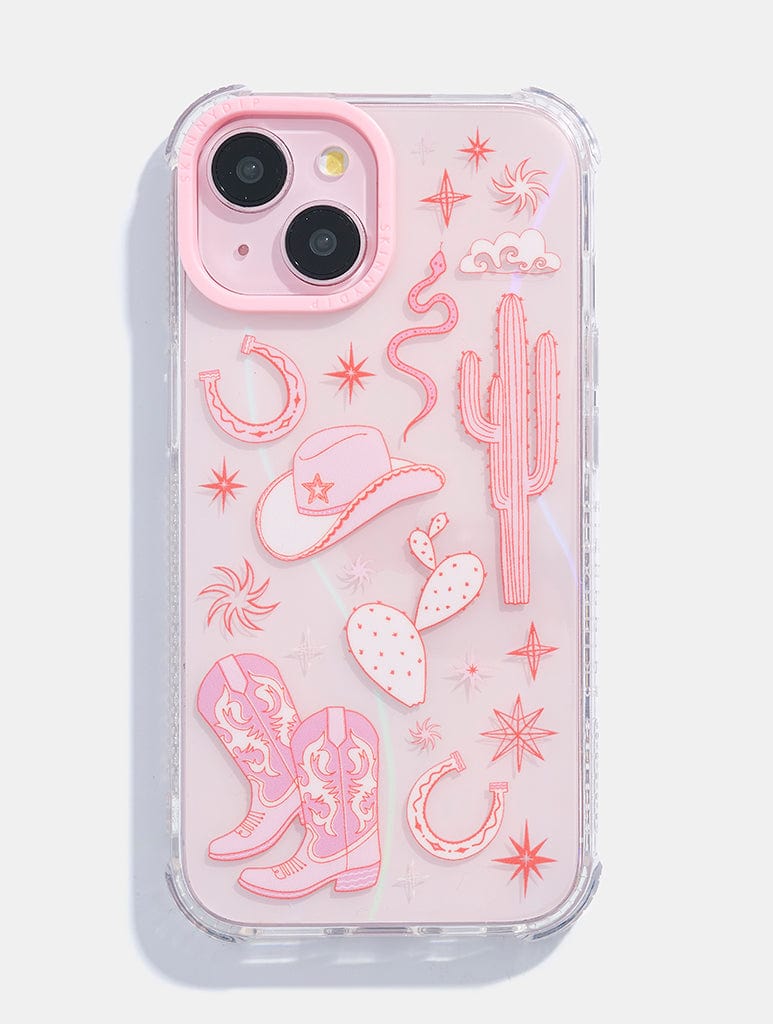 Pink Rodeo Cowgirl Shock iPhone Case Phone Cases Skinnydip London