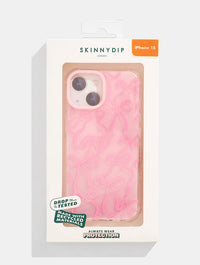 Pink Tinted Bow Shock iPhone Case Phone Cases Skinnydip London