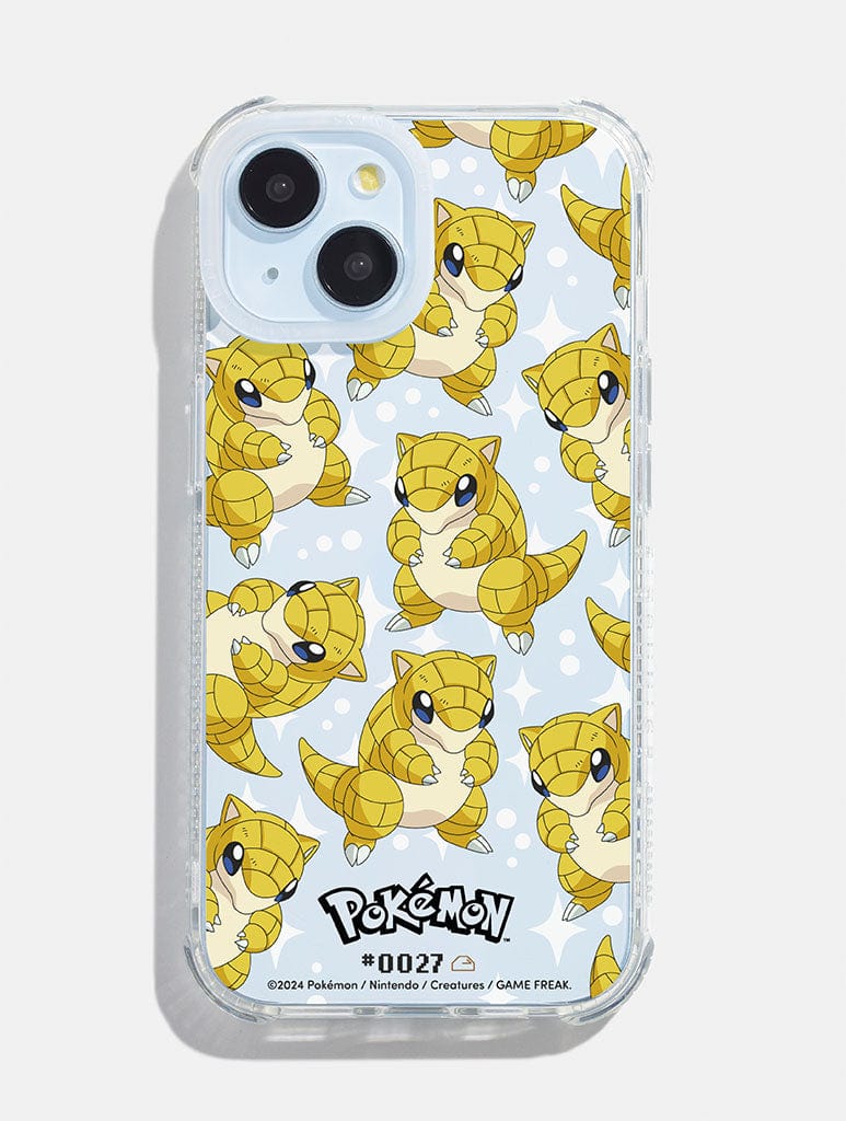 Pokemon #0027 Sandshrew Shock iPhone Case Phone Cases Skinnydip London