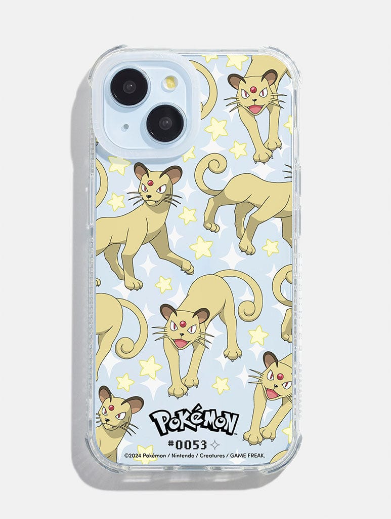 Pokemon #0053 Persian Shock iPhone Case Phone Cases Skinnydip London