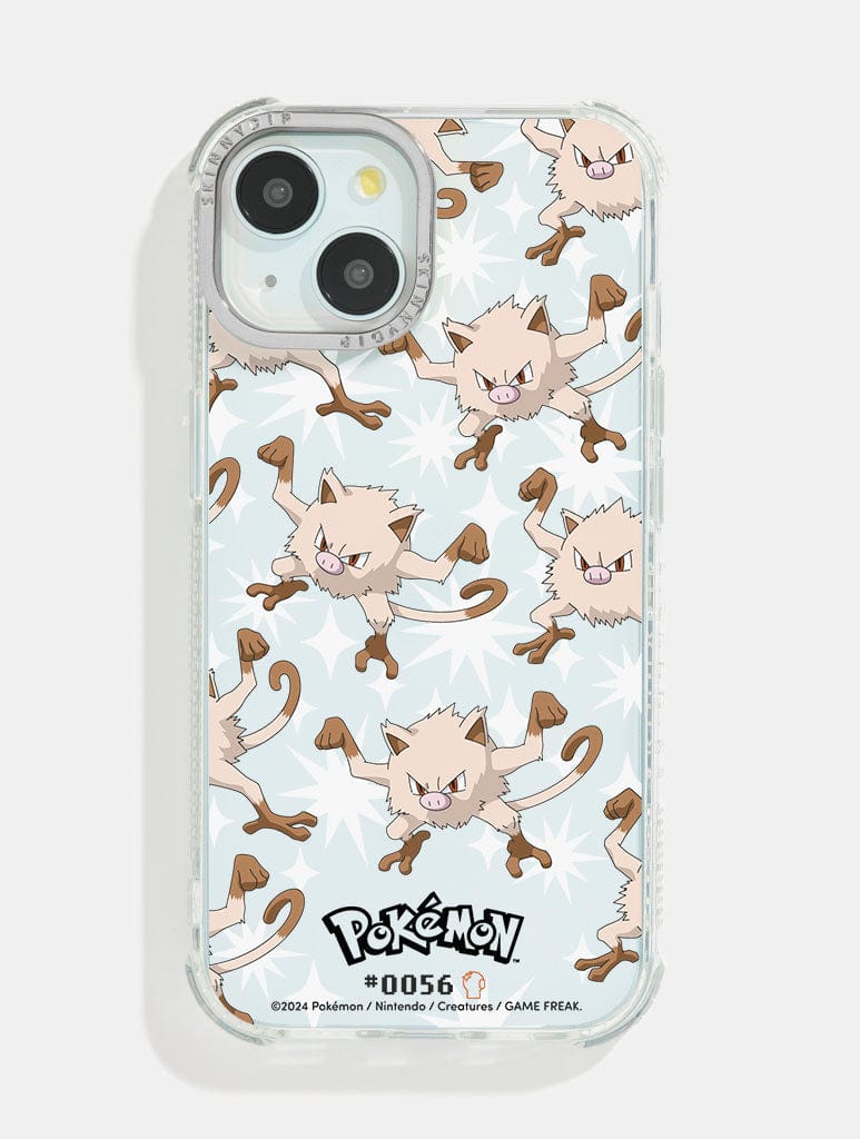 Pokémon #0056 Mankey Shock iPhone Case Phone Cases Skinnydip London