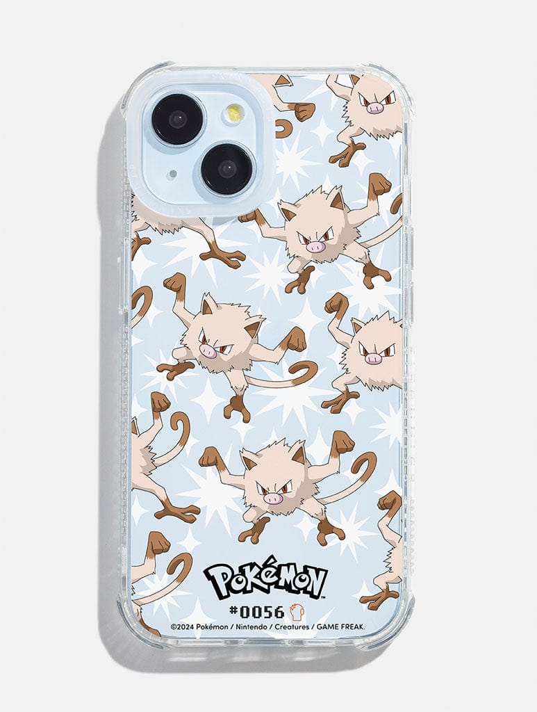 Pokemon #0056 Mankey Shock iPhone Case Phone Cases Skinnydip London