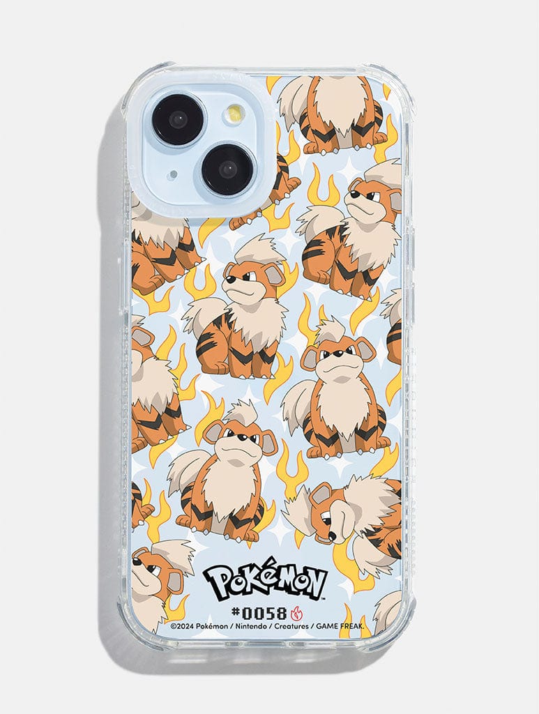 Pokemon #0058 Growlithe Shock iPhone Case Phone Cases Skinnydip London