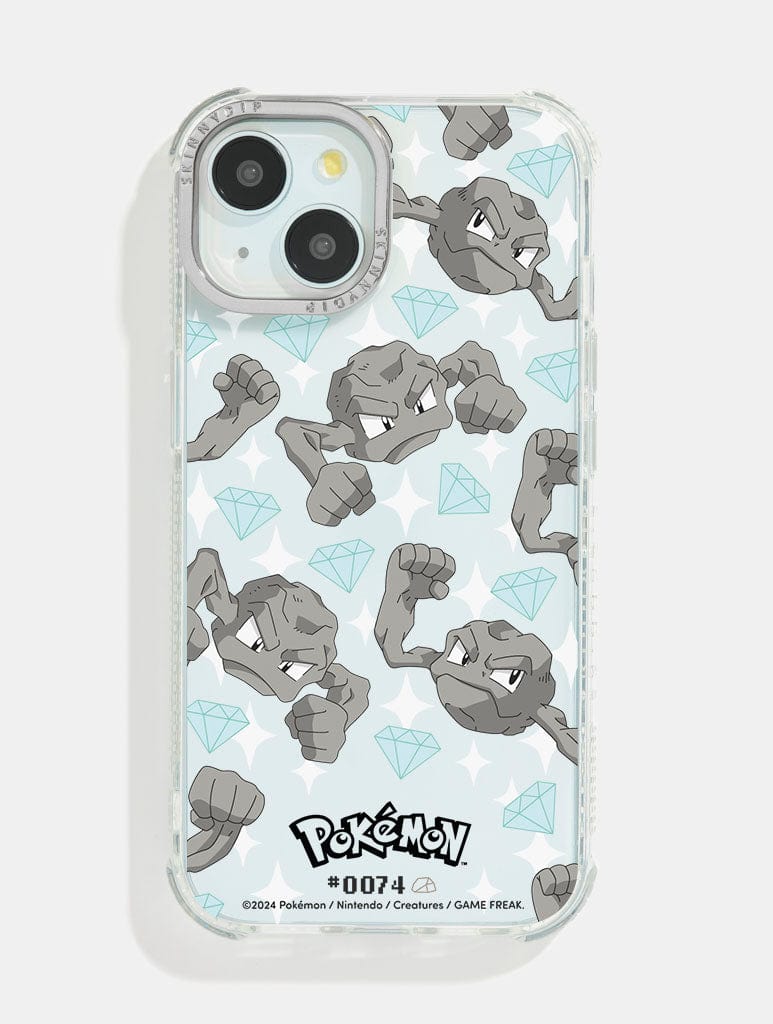 Pokémon #0074 Geodude Shock iPhone Case Phone Cases Skinnydip London