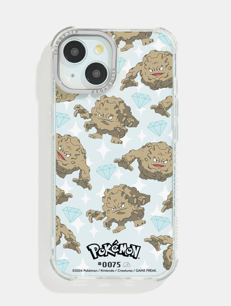 Pokémon #0075 Graveler Shock iPhone Case Phone Cases Skinnydip London