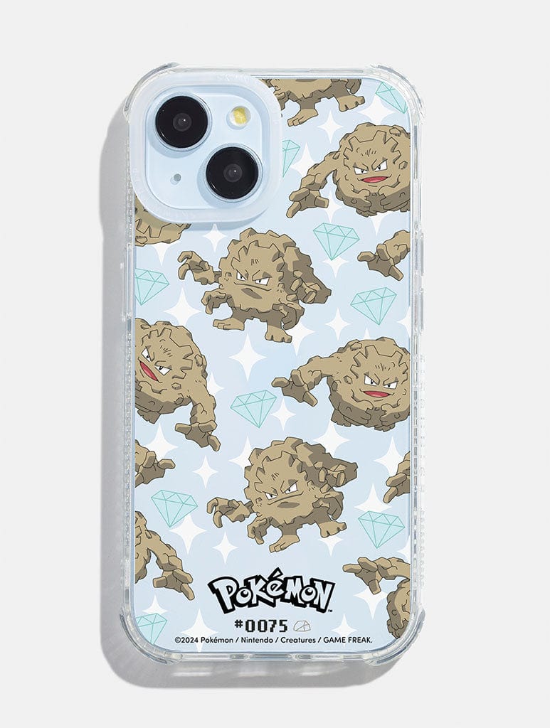 Pokemon #0075 Graveler Shock iPhone Case Phone Cases Skinnydip London