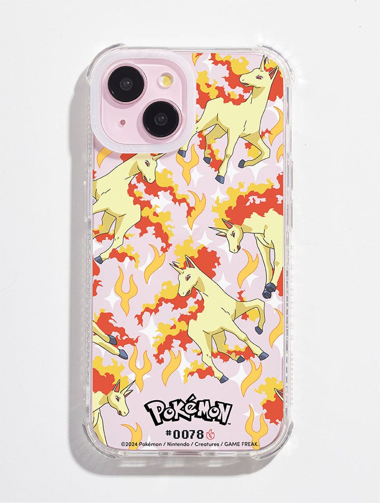 Pokemon #0078 Rapidash Shock iPhone Case Phone Cases Skinnydip London