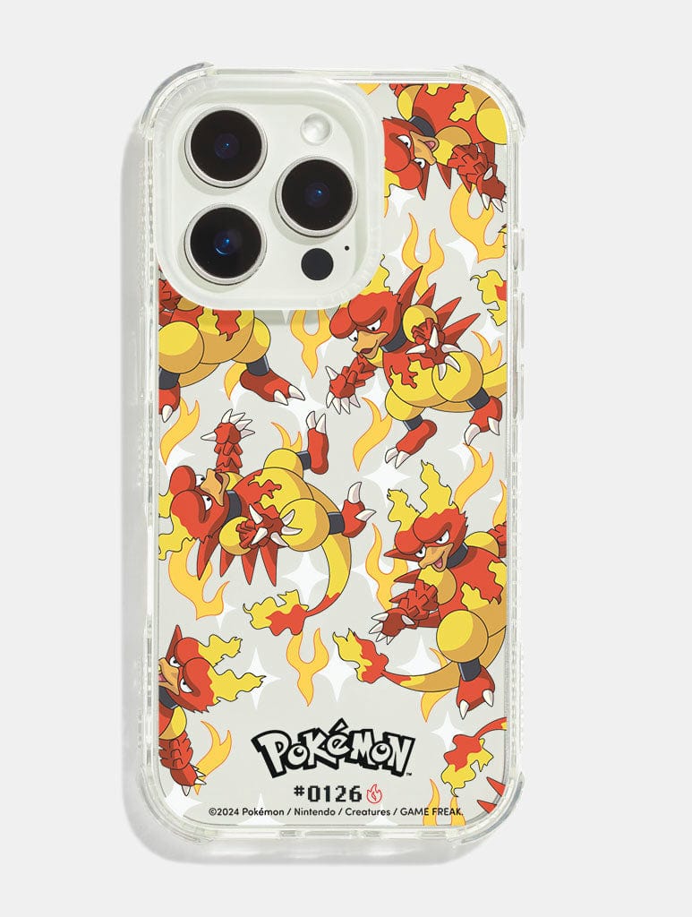 Pokemon #0126 Magmar Shock iPhone Case Phone Cases Skinnydip London