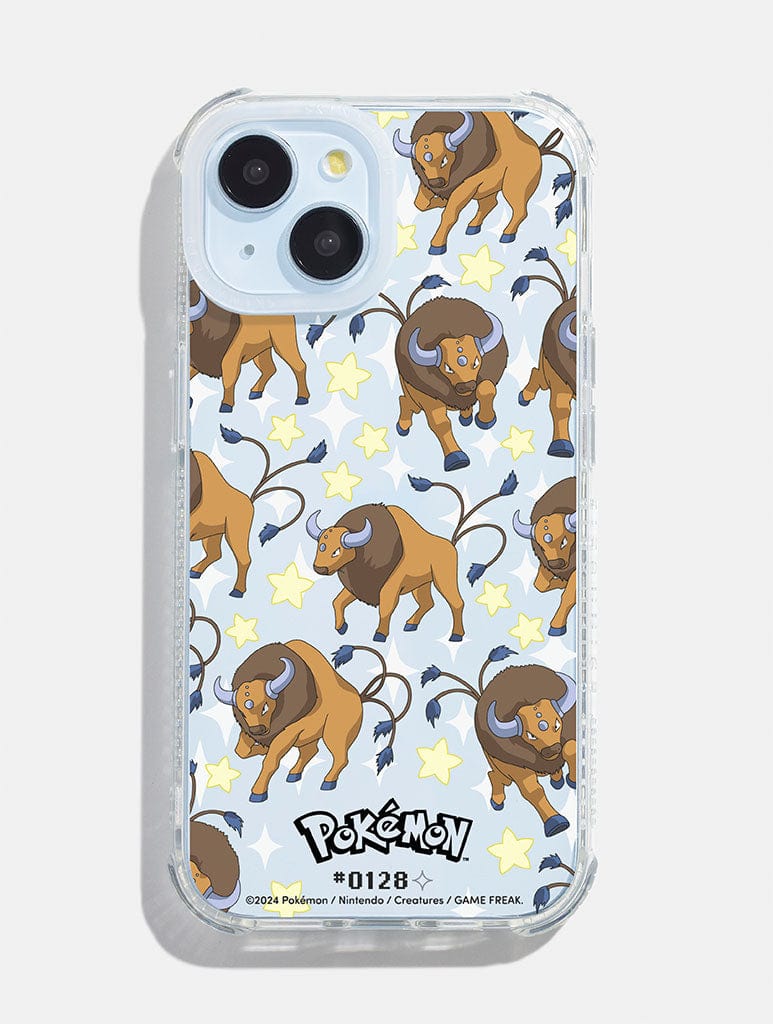 Pokemon #0128 Tauros Shock iPhone Case Phone Cases Skinnydip London