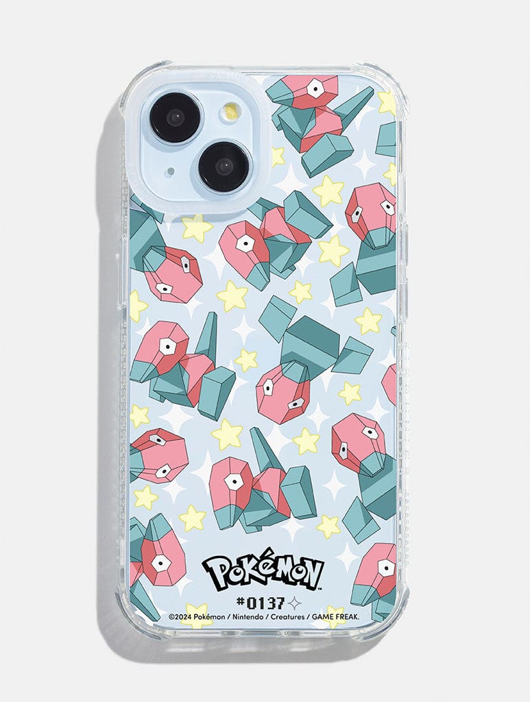 Pokemon #0137 Porygon Shock iPhone Case Phone Cases Skinnydip London