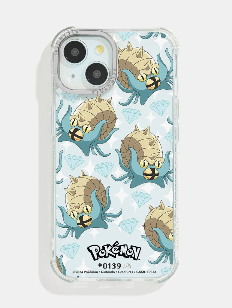 Pokémon #0139 Omastar Shock iPhone Case Phone Cases Skinnydip London