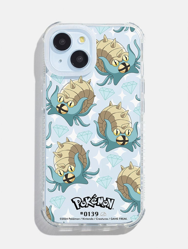 Pokemon #0139 Omastar Shock iPhone Case Phone Cases Skinnydip London