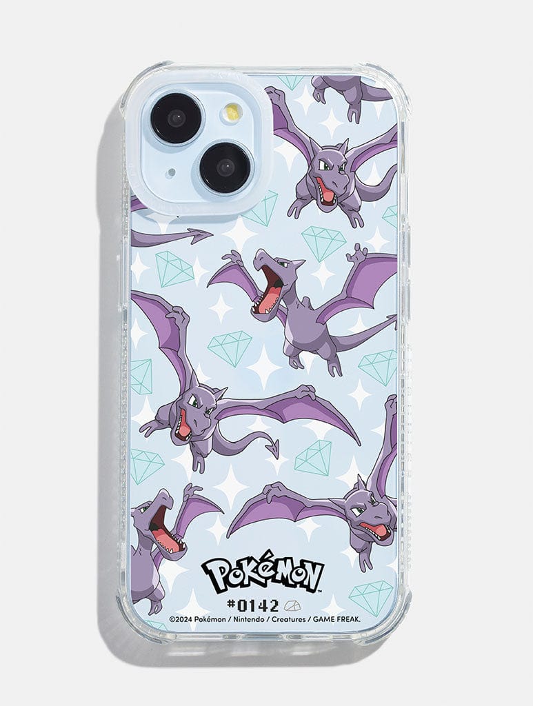 Pokemon #0142 Aerodactyl Shock iPhone Case Phone Cases Skinnydip London