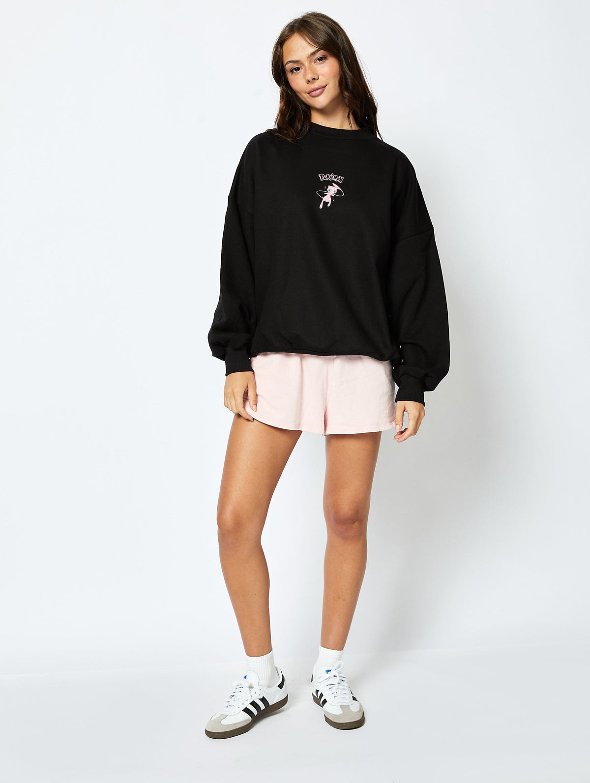 Pokémon #0151 Mew Sweatshirt in Black Hoodies & Sweatshirts Skinnydip London