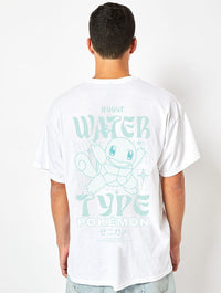 Pokémon Men's #007 Squirtle T-Shirt In White Tops & T-Shirts Skinnydip London