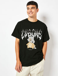 Pokémon Men's #0104 Cubone T-Shirt In Black Tops & T-Shirts Skinnydip London