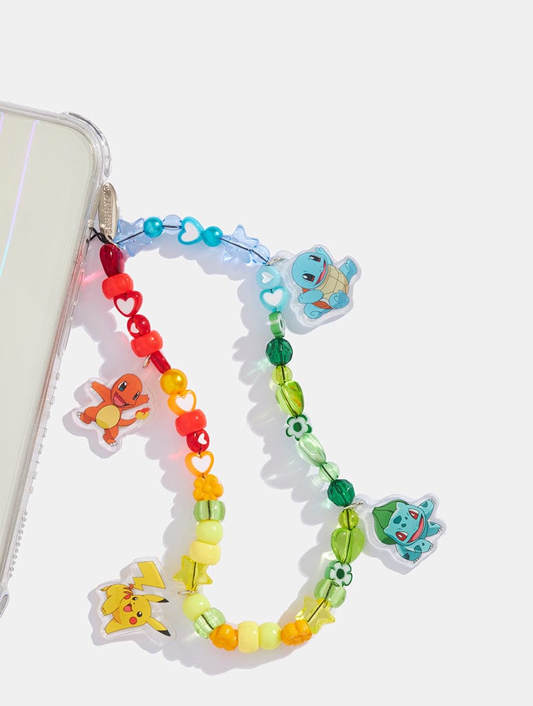 Pokémon Rainbow Beaded Phone Strap Phone Grips Skinnydip London