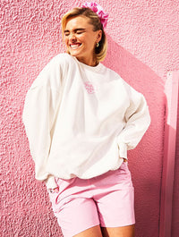 Polly Pocket x Skinnydip Poster Sweatshirt In Ecru Hoodies & Sweatshirts Skinnydip London