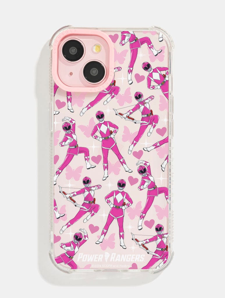 Power Rangers Pink Power Ranger Shock iPhone Case Phone Cases Skinnydip London