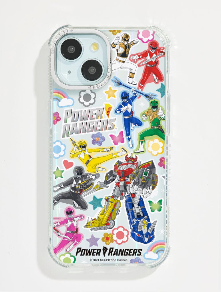 Power Rangers Rainbow Sticker Shock iPhone Case Phone Cases Skinnydip London