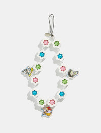 Powerpuff Girls Flower Power Beaded Phone Strap Phone Grips Skinnydip London