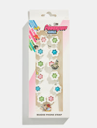 Powerpuff Girls Flower Power Beaded Phone Strap Phone Grips Skinnydip London