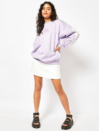 Powerpuff Girls Lilac Sweatshirt Hoodies & Sweatshirts Skinnydip London