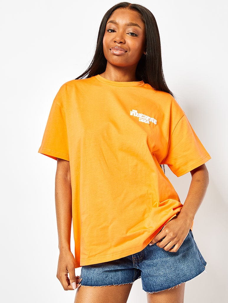 Powerpuff Girls T-Shirt in Orange | Shop Hippie Colour Clothing ...