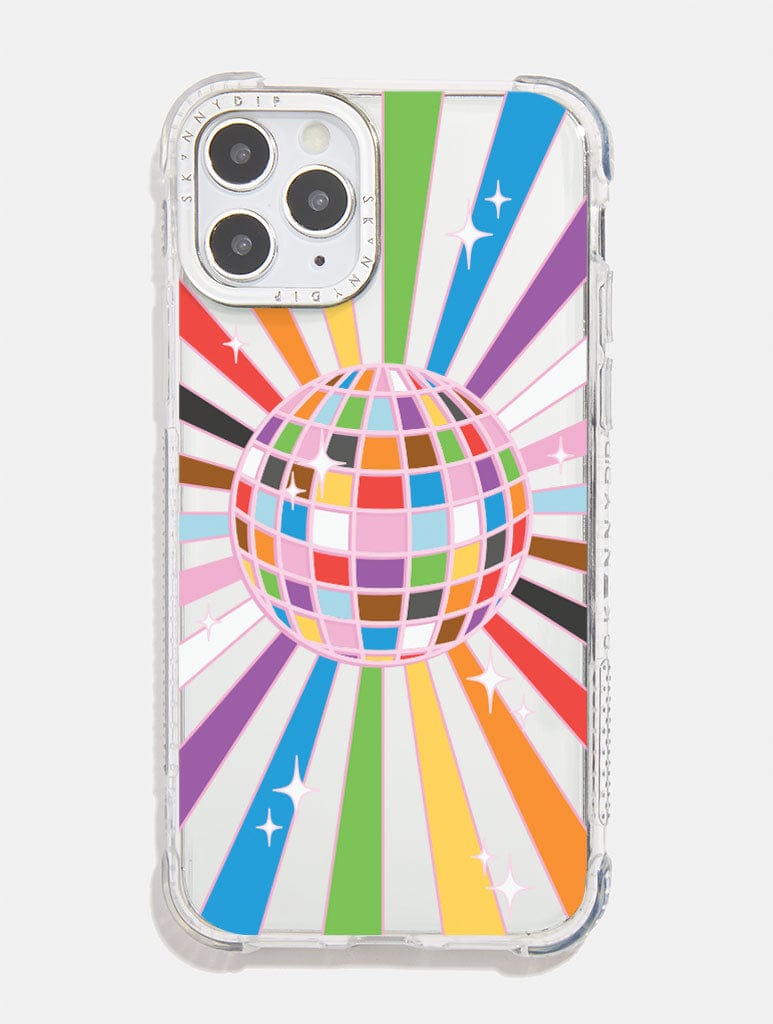 Pride Disco Ball Shock iPhone Case Phone Cases Skinnydip London