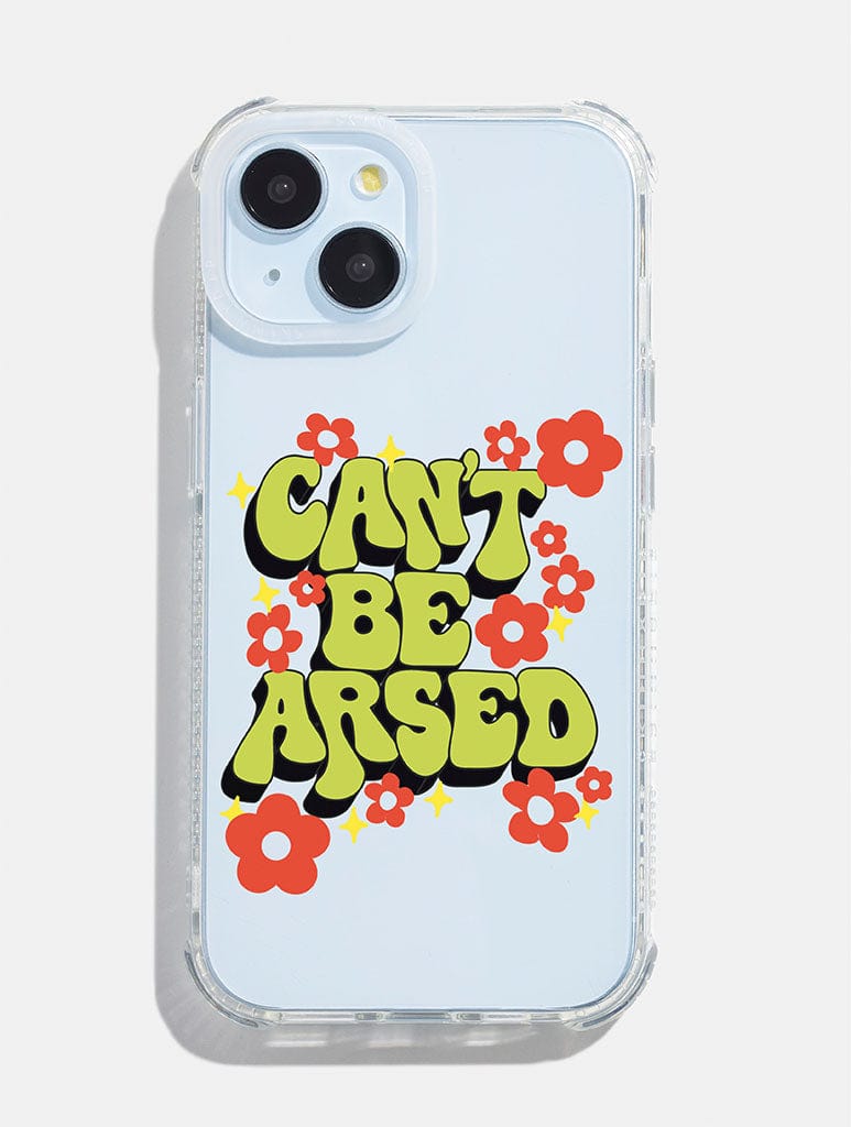 Printed Weird x Skinnydip Can't Be Arsed Shock iPhone Case Phone Cases Skinnydip London