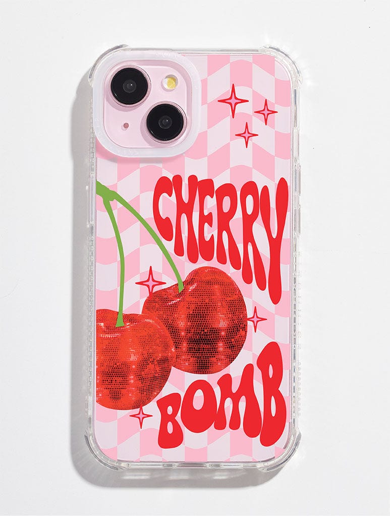 Printed Weird x Skinnydip Cherry Bomb Shock iPhone Case Phone Cases Skinnydip London