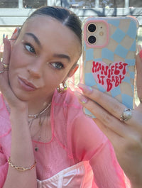 Prints by GG x Skinnydip Manifest It Baby Shock iPhone Case Phone Cases Skinnydip London