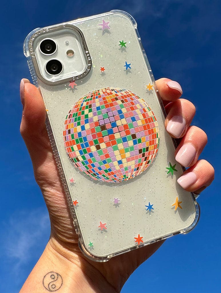 Proper Good x Skinnydip Disco Ball Glitter Shock iPhone Case