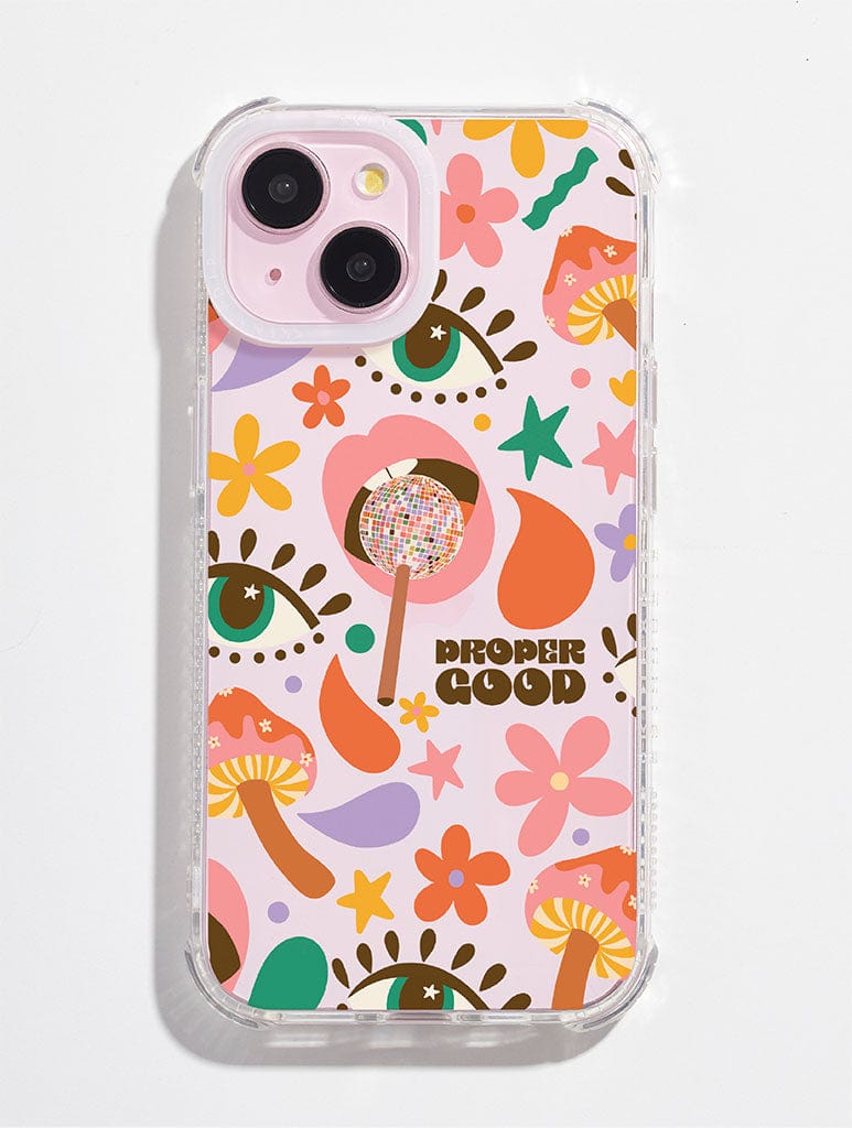 Proper Good x Skinnydip Retro Pattern Shock iPhone Case Phone Cases Skinnydip London