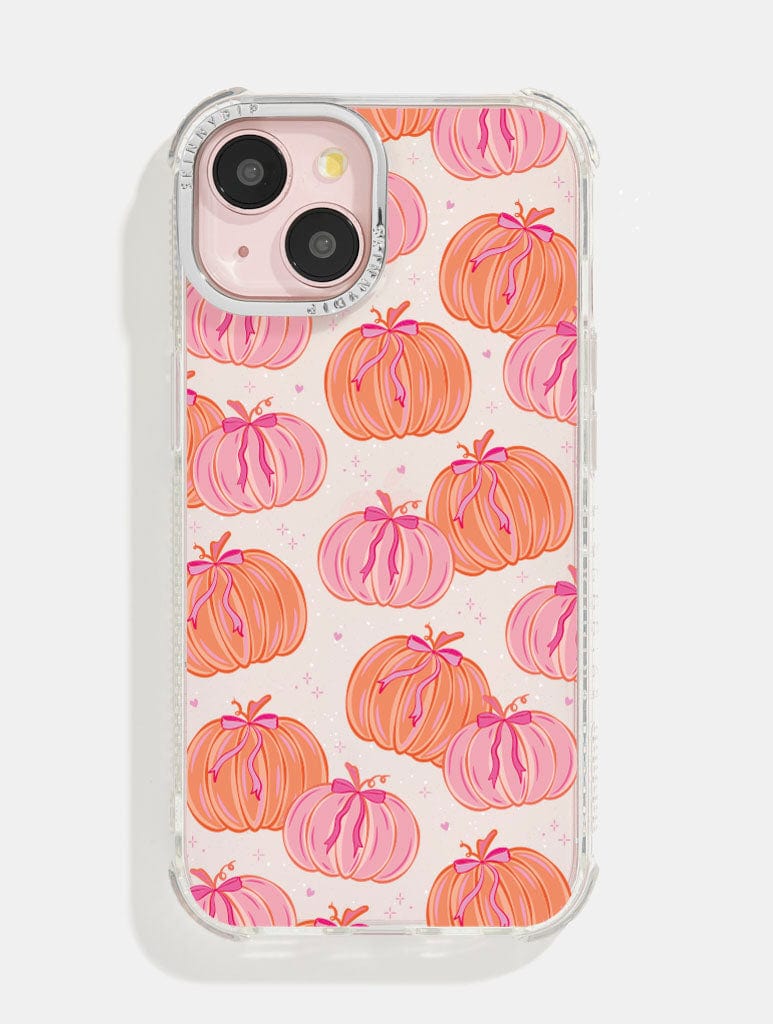 Pumpkin Bow Shock iPhone Case Phone Cases Skinnydip London