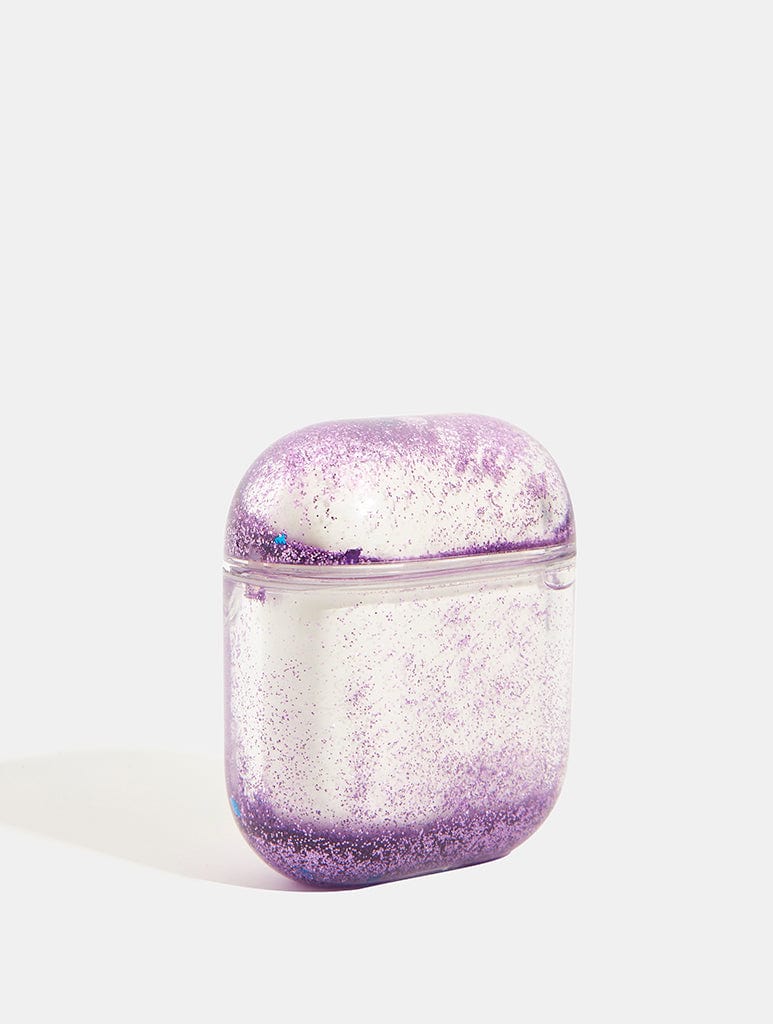 Purple Glitter AirPods Case AirPods Cases Skinnydip London