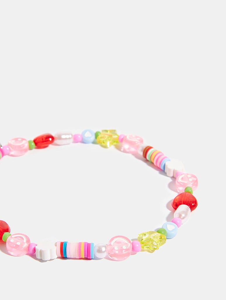 Rainbow Cloud Beaded Phone Strap Phone Grips Skinnydip London