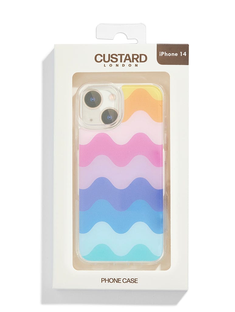 Rainbow Wave Case Phone Cases Custard London