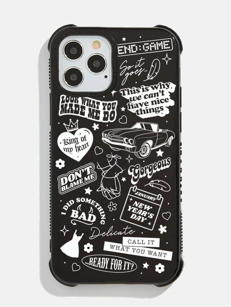 Reputation Black Shock iPhone Case Phone Cases Skinnydip London