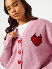 Romance Is Dead Knitted Cardigan Jumpers & Cardigans Skinnydip London