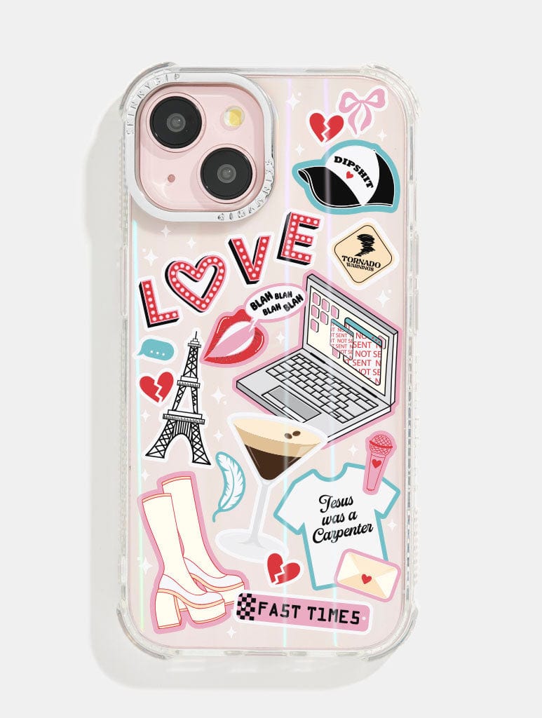 Sabrina Sticker Shock iPhone Case Phone Cases Skinnydip London