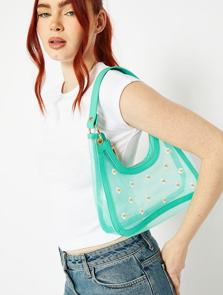 Sara Green Mesh Shoulder Bag | Shop Bags Online | Skinnydip London