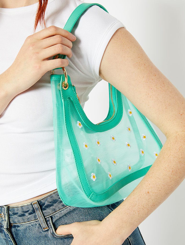 Sara Green Mesh Shoulder Bag | Shop Bags Online | Skinnydip London