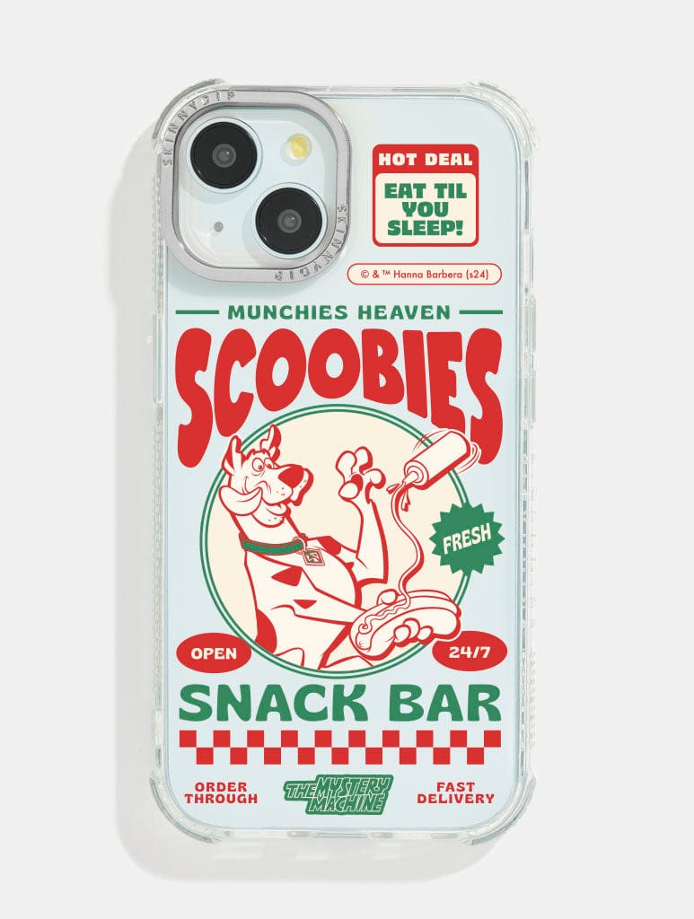 Scooby Doo x Skinnydip Snack Bar Shock iPhone Case Phone Cases Skinnydip London